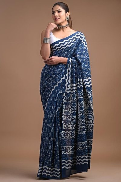 Indigo Saree