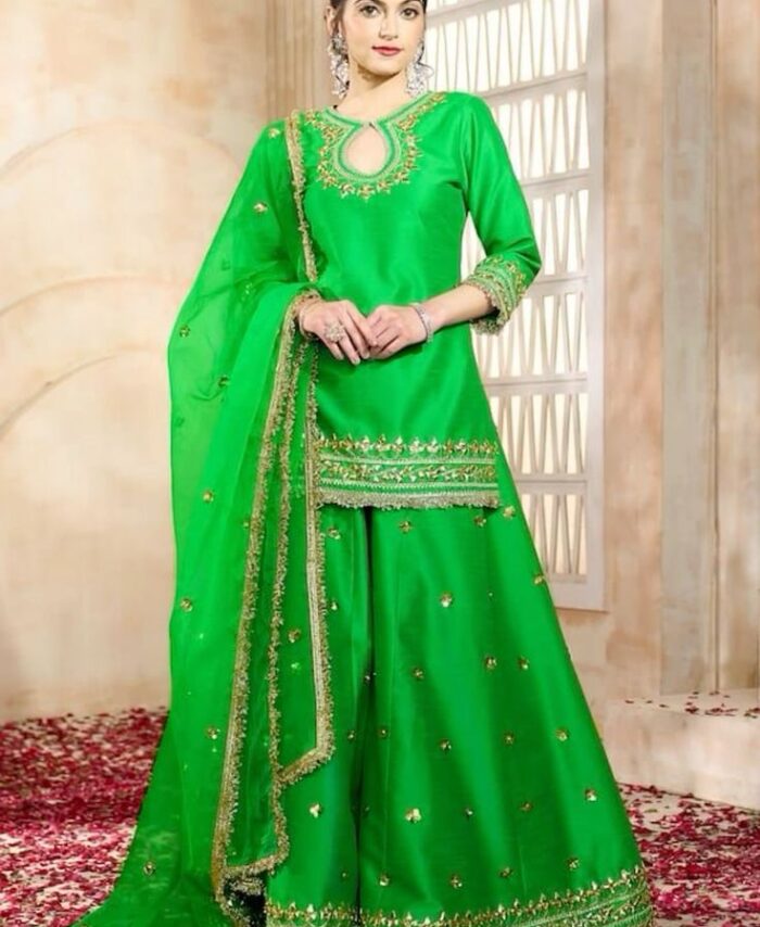 Green Top and Duppatta set